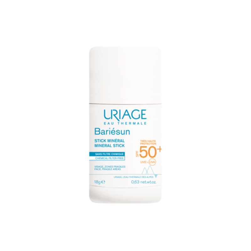 Uriage Минерален стик BARIESUN со заштитен фактор SPF50+, 18г.