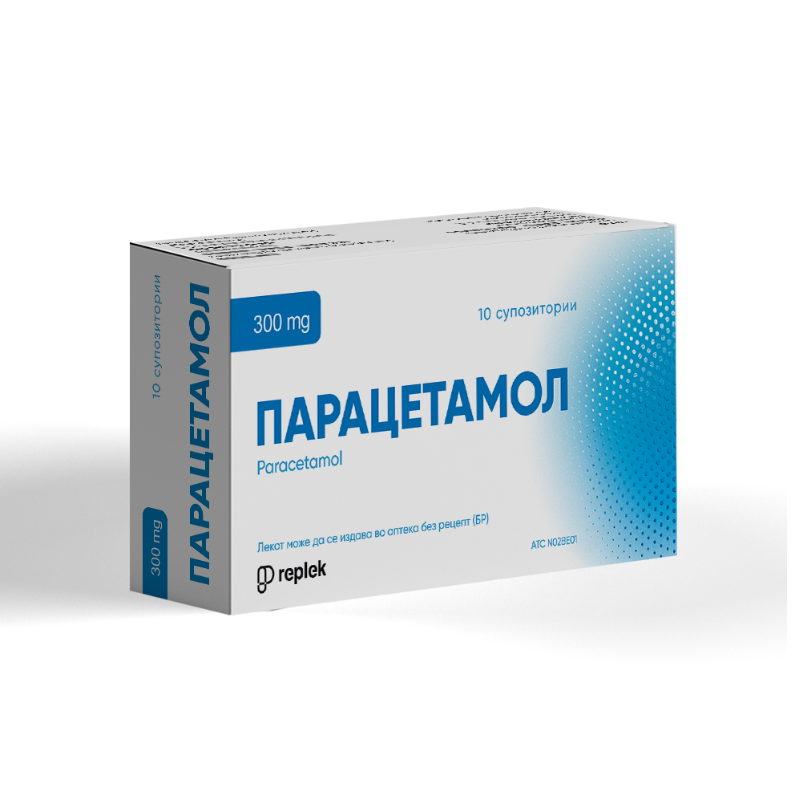 ПАРАЦЕТАМОЛ СУПОЗИТОРИИ 10 Х 300 МГ