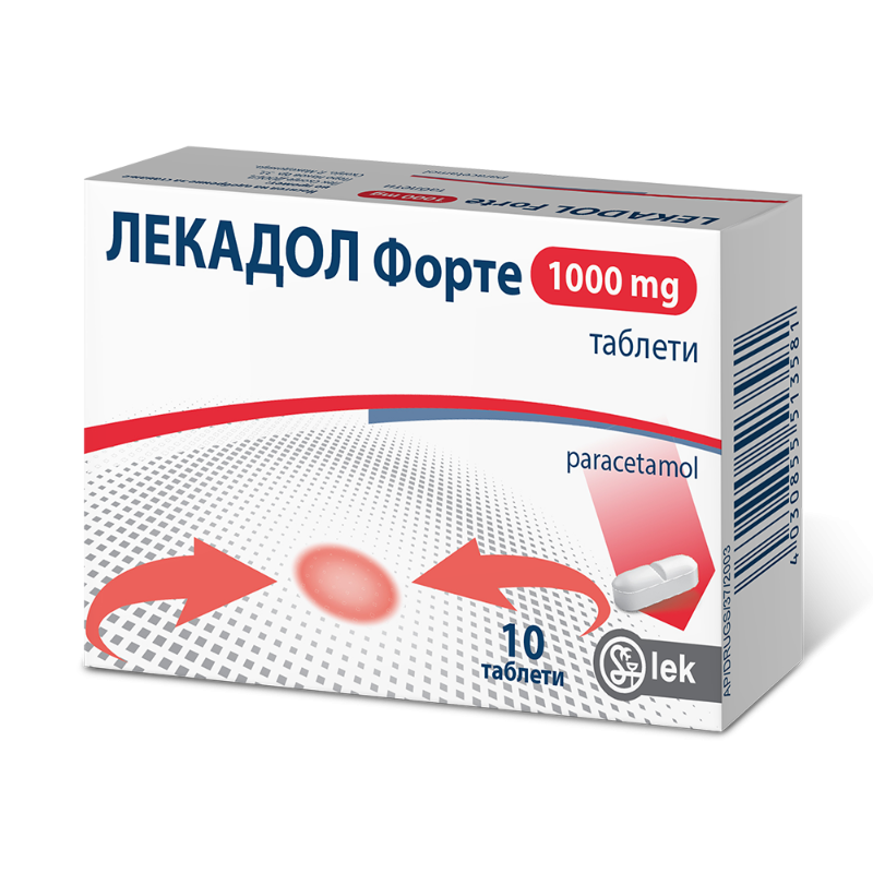 Лекадол форте таблети 10 x 1000 mg