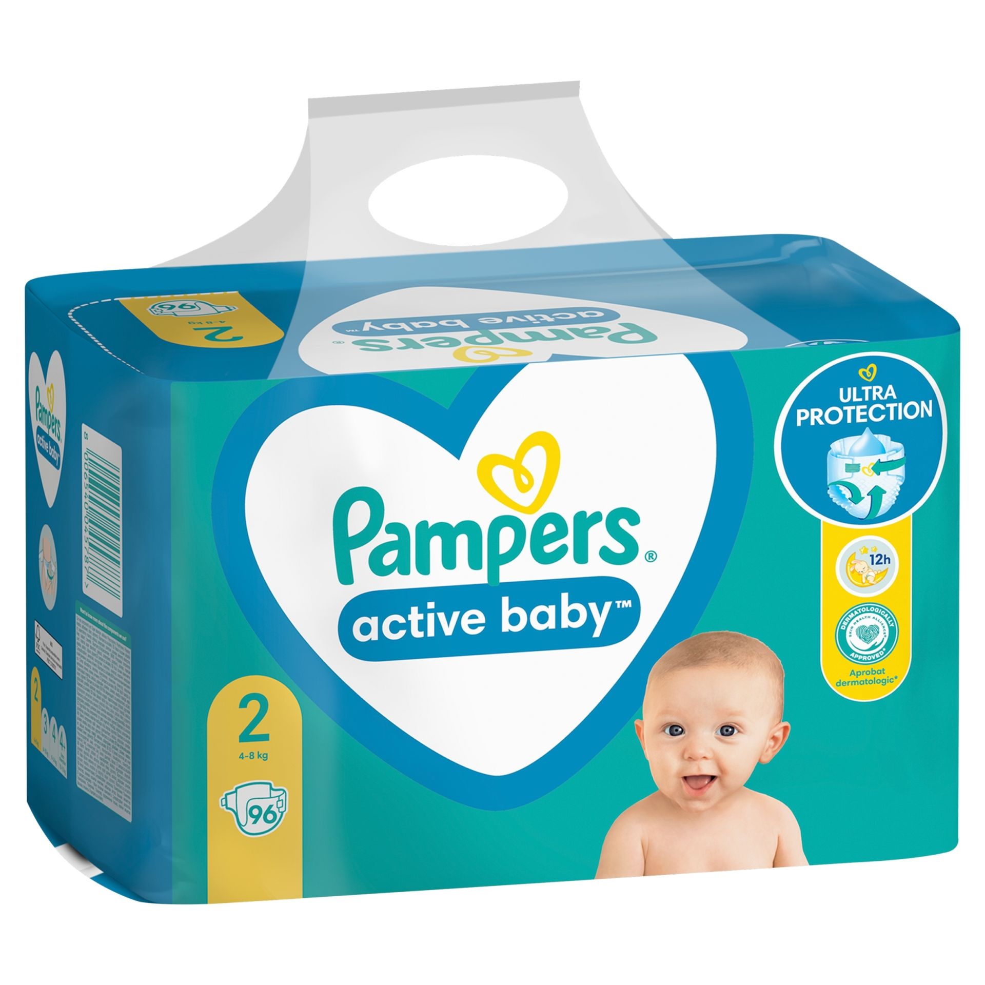 PAMPERS ACTIVE GP 2 X 96