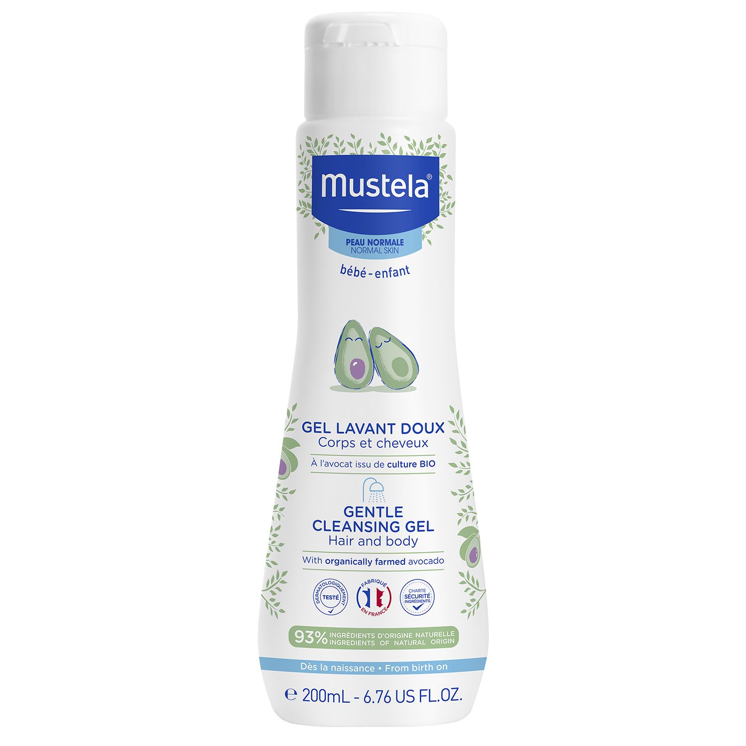 MUSTELA Dermatoloski gel za kapenje200ml