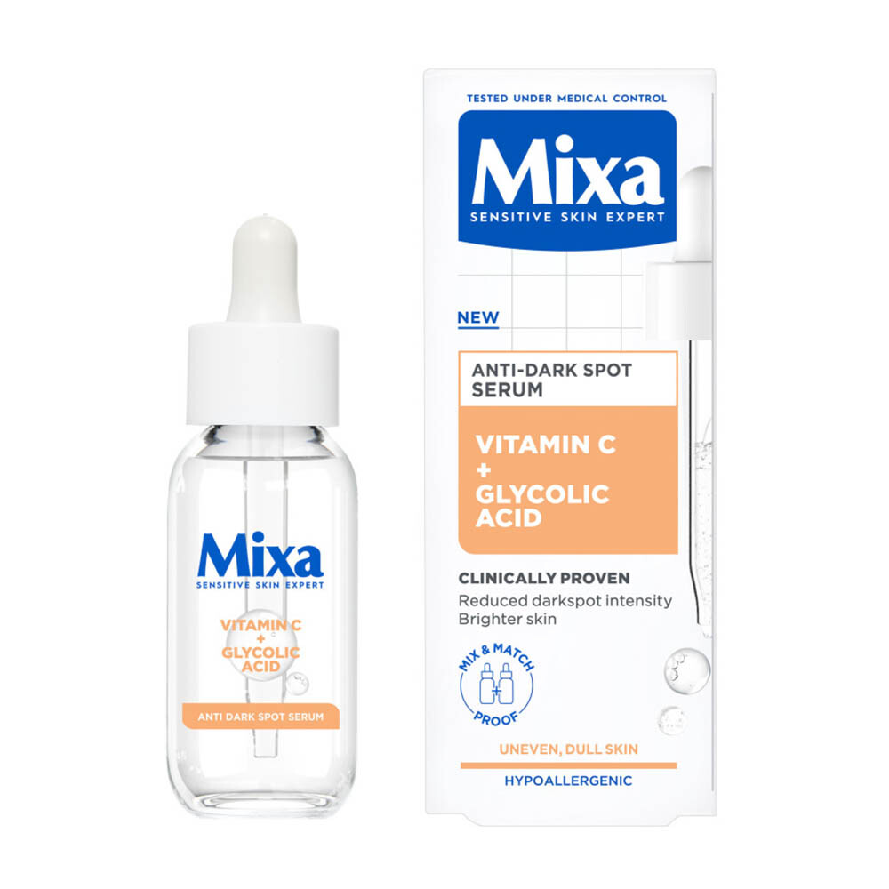 MIXA Anti dark spots - серум за лице против црни дамки 30мл